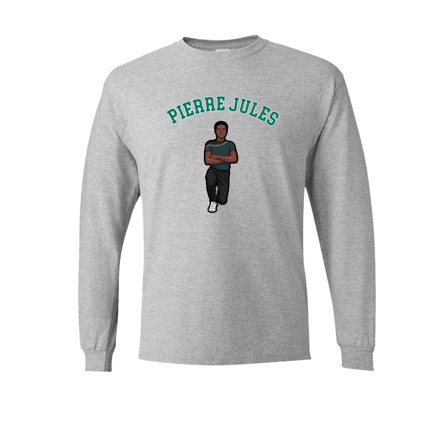 Long Sleeve Tee — Shirsey Arch in Grey