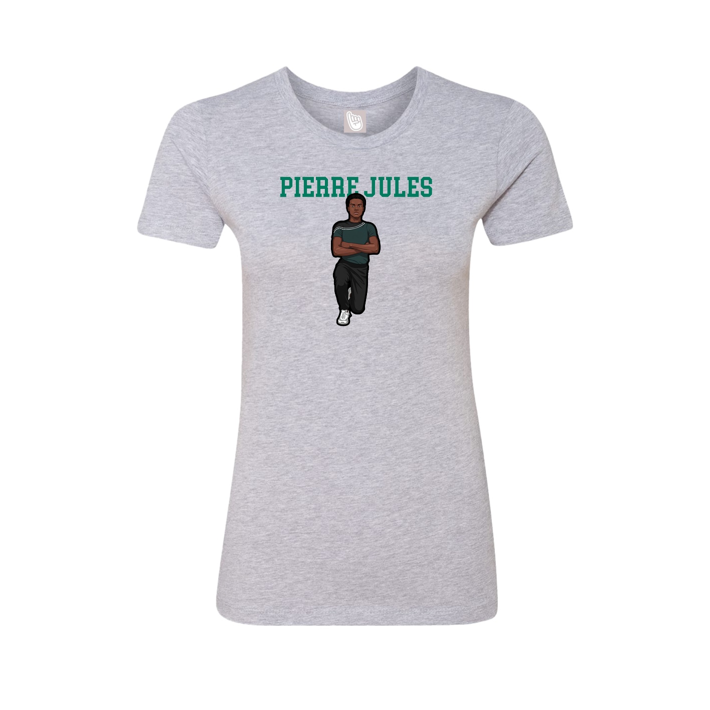 Fitted Women's Tee — Shirsey in Grey