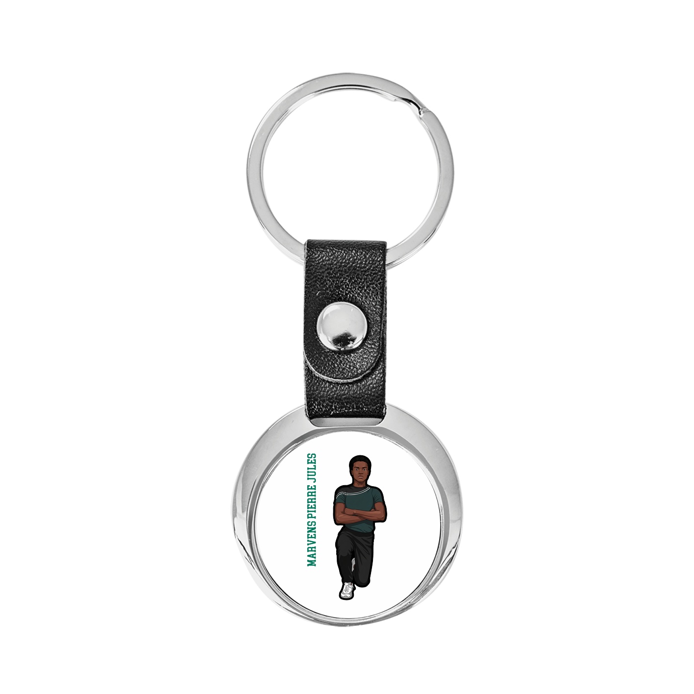 Key Chain — Name Vertical in Classic