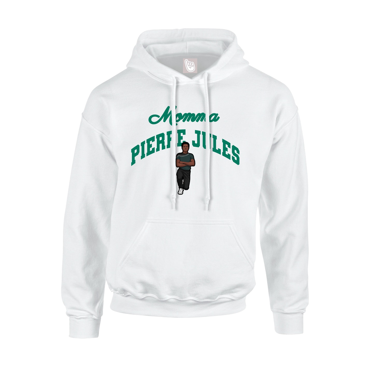 Youth Hoodie — Mothers Day Arch in White