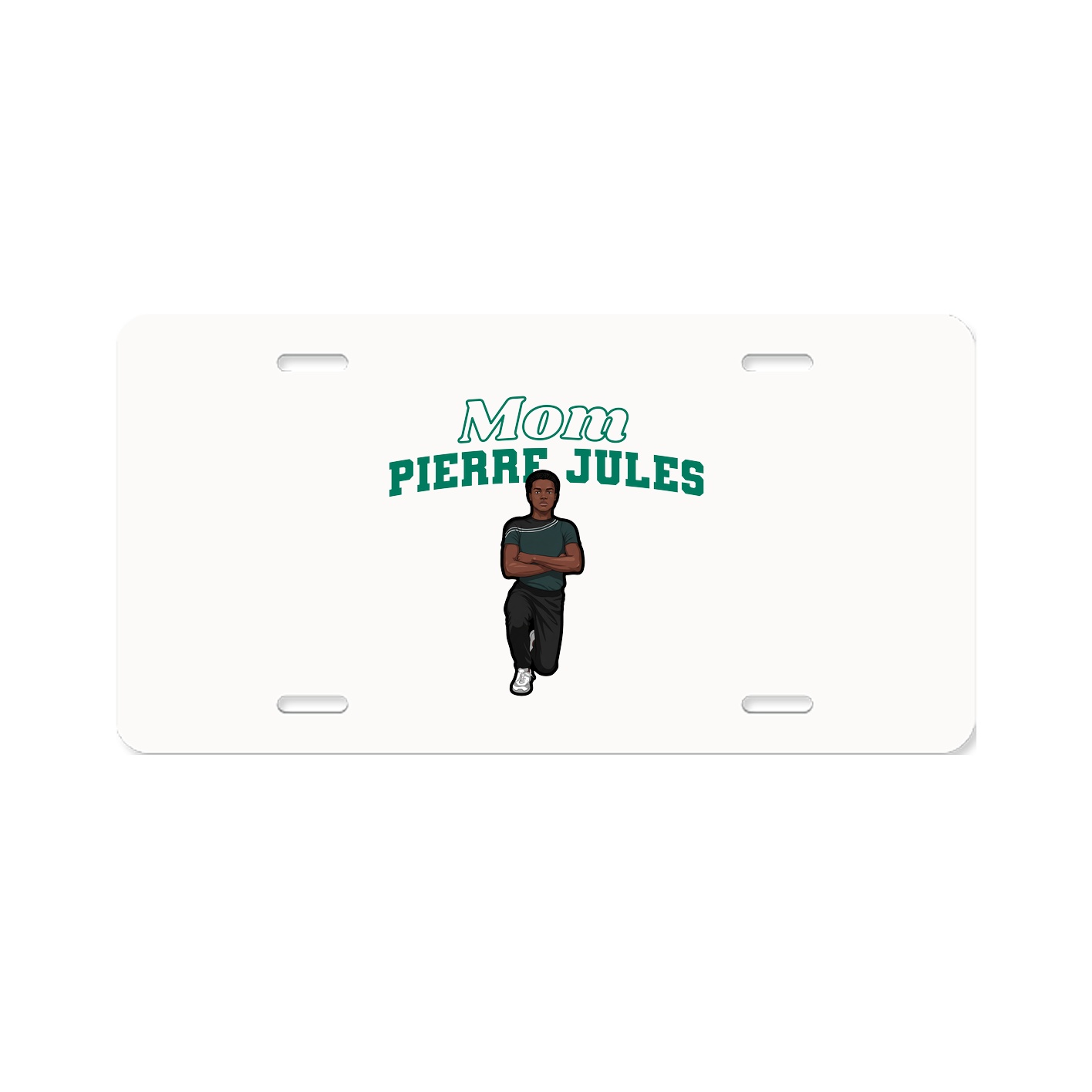 License Plate — Mothers Day Block in Classic
