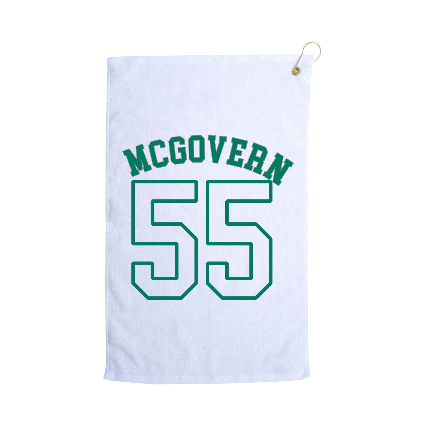 Golf Towel — Shirsey Arch in White