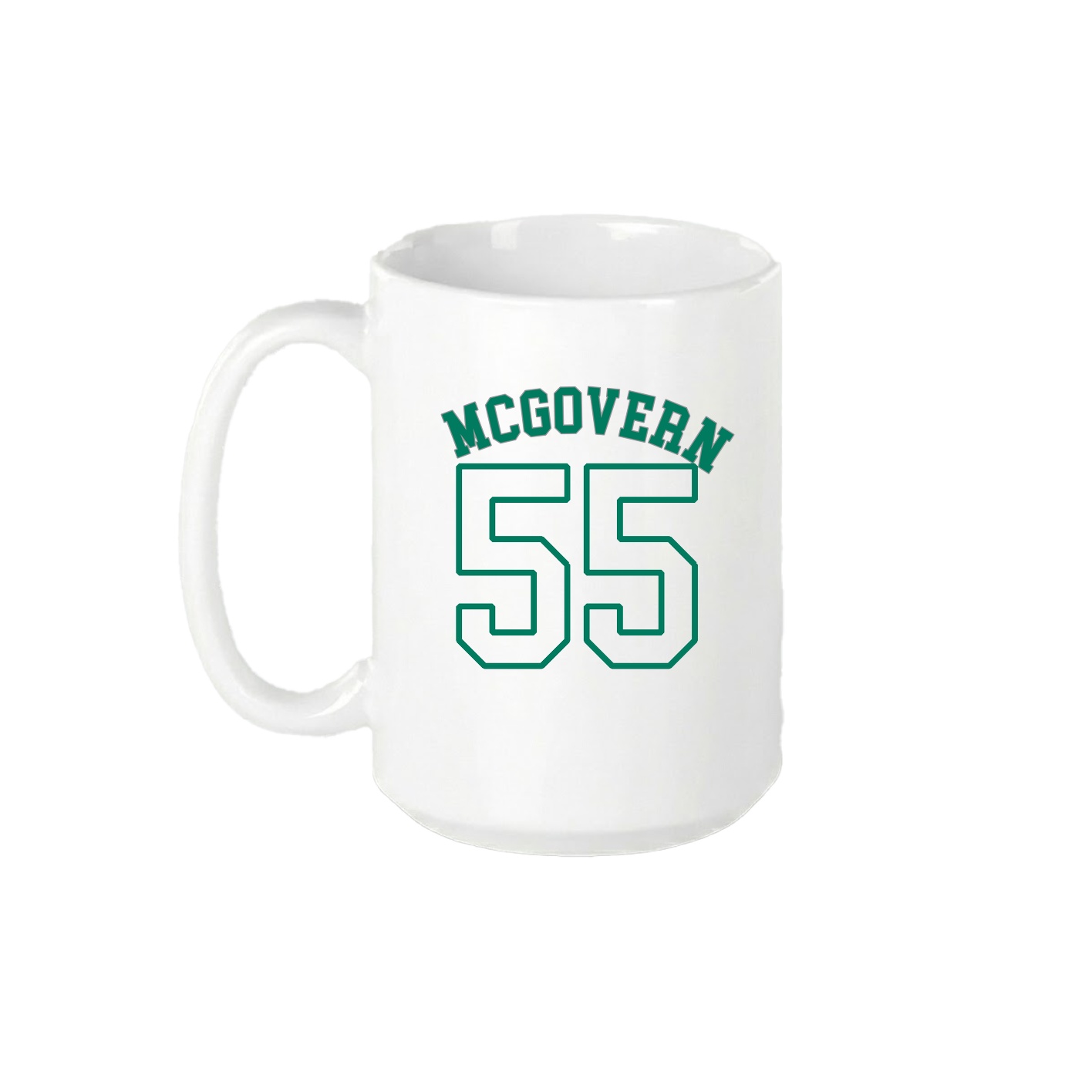 15oz Coffee Mug — Shirsey Arch in White