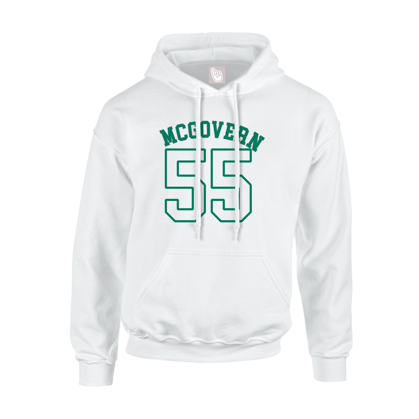 Hoodie — Shirsey Arch in White