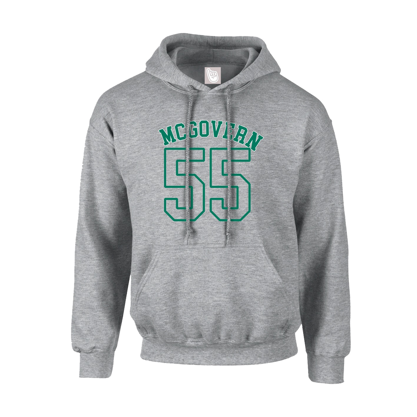 Youth Hoodie — Shirsey Arch in Grey