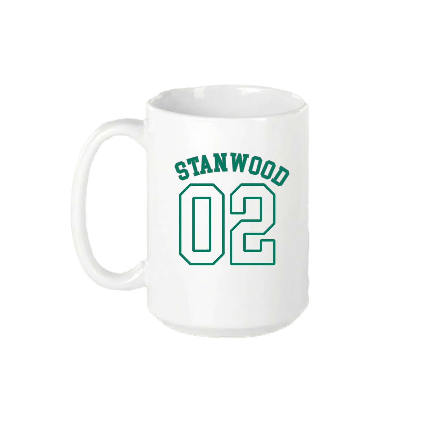 15oz Coffee Mug — Shirsey Arch in White