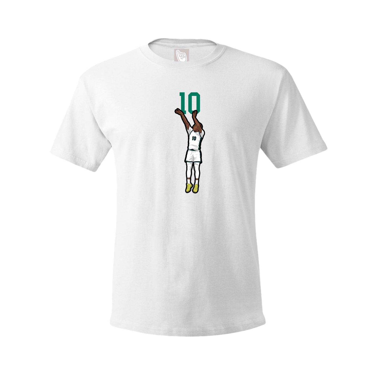 Tee — Number Top in White