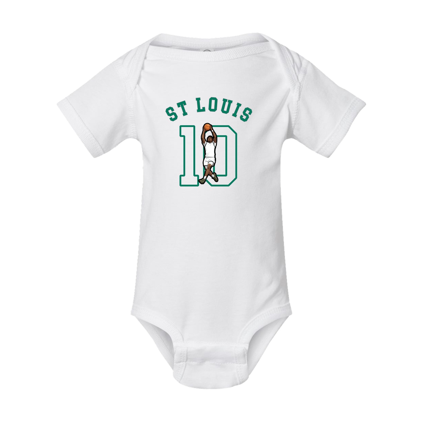 Baby Onesie — Shirsey Arch in White