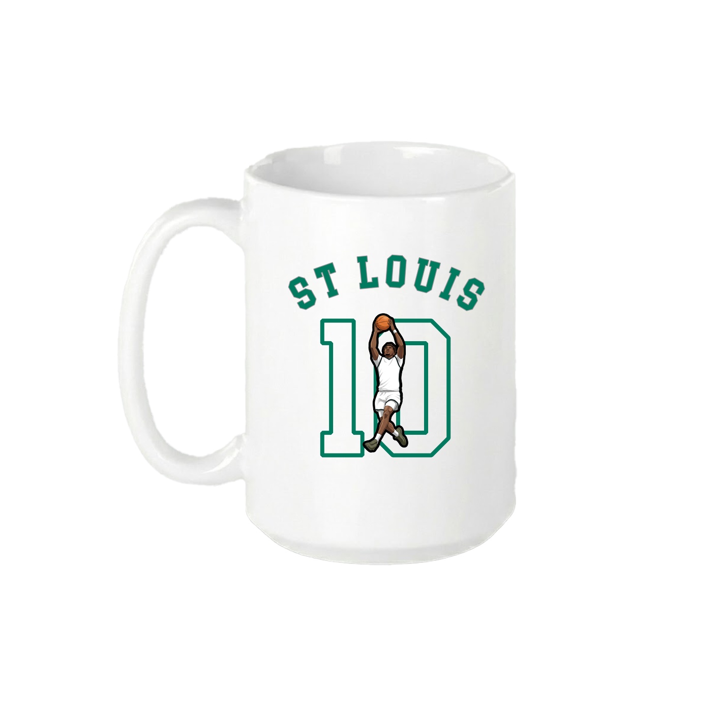 15oz Coffee Mug — Shirsey Arch in White
