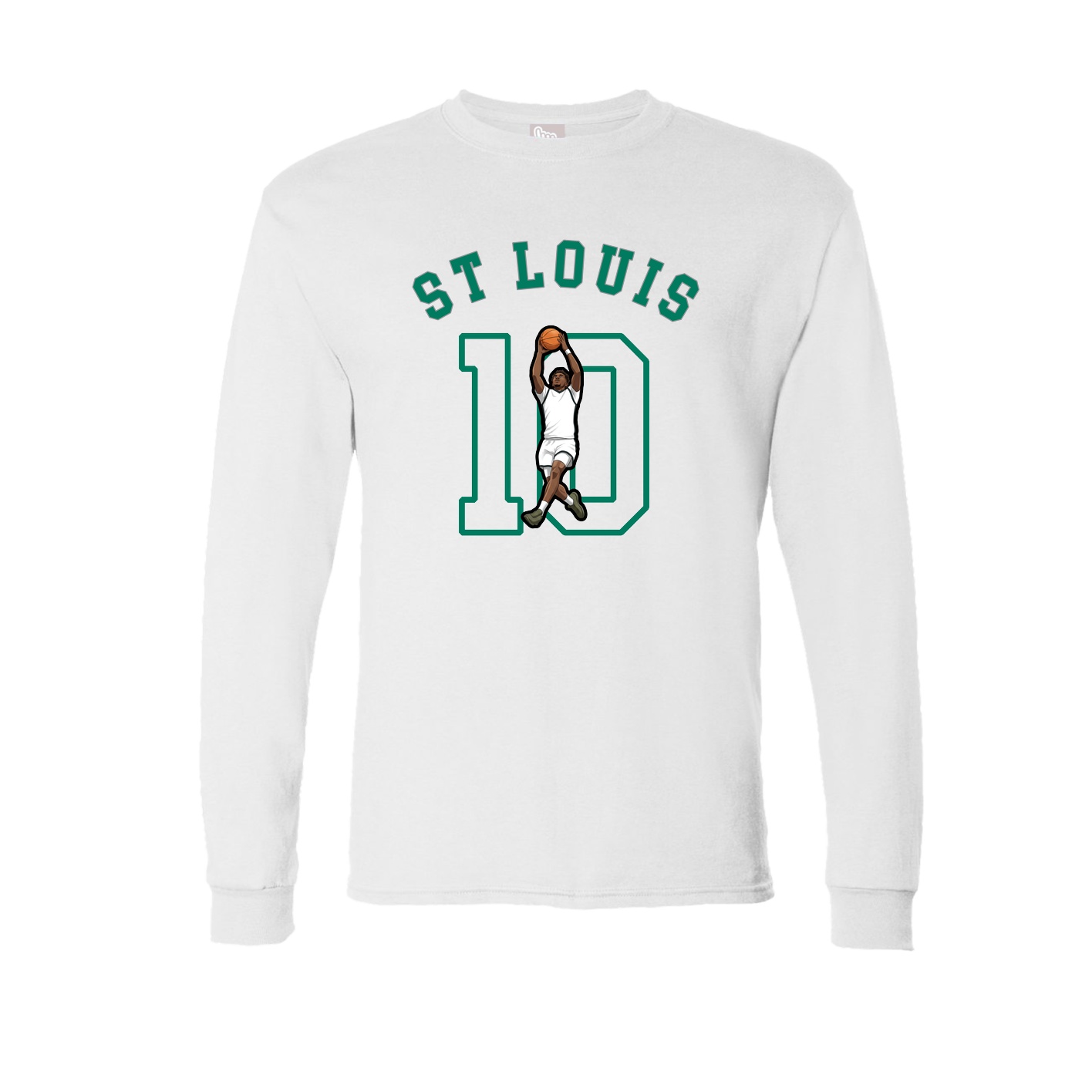 Long Sleeve Tee — Shirsey Arch in White