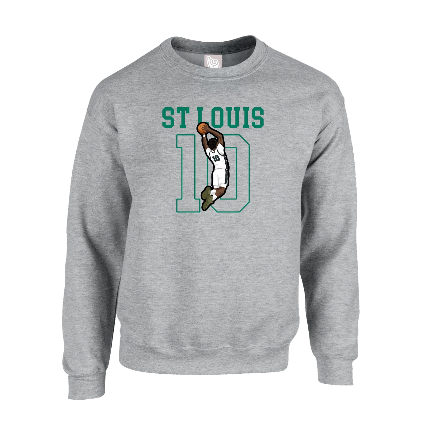 Fleece Crew — Shirsey in Grey