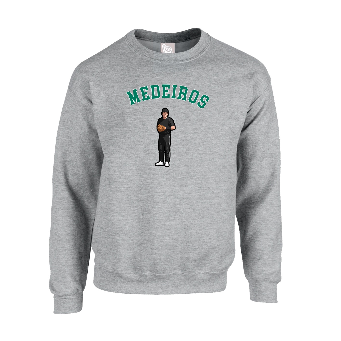 Fleece Crew — Shirsey Arch in Grey