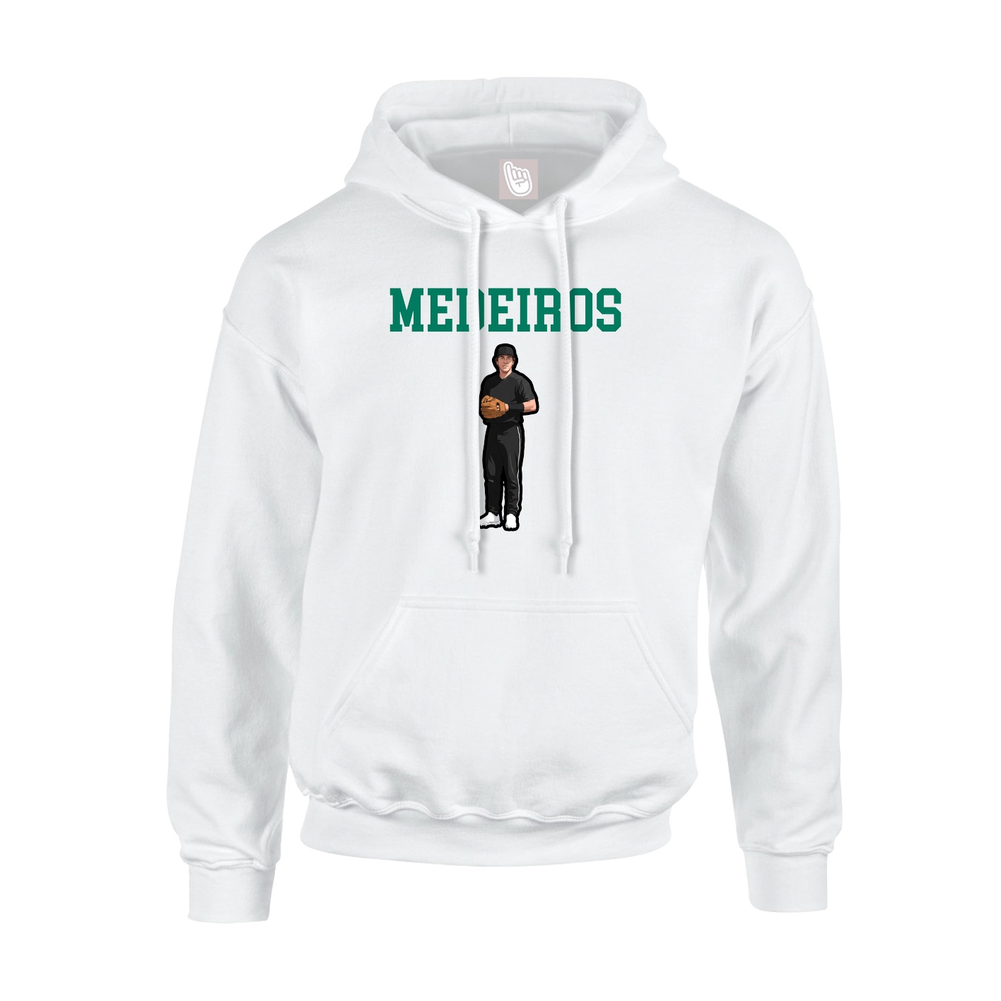 Hoodie — Shirsey in White