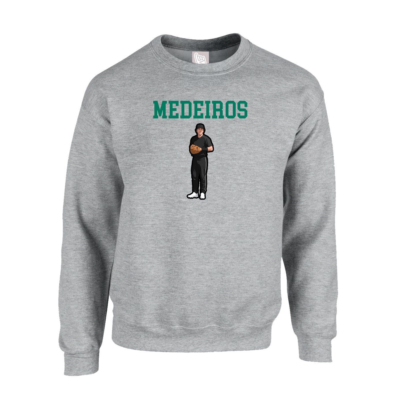Fleece Crew — Shirsey in Grey