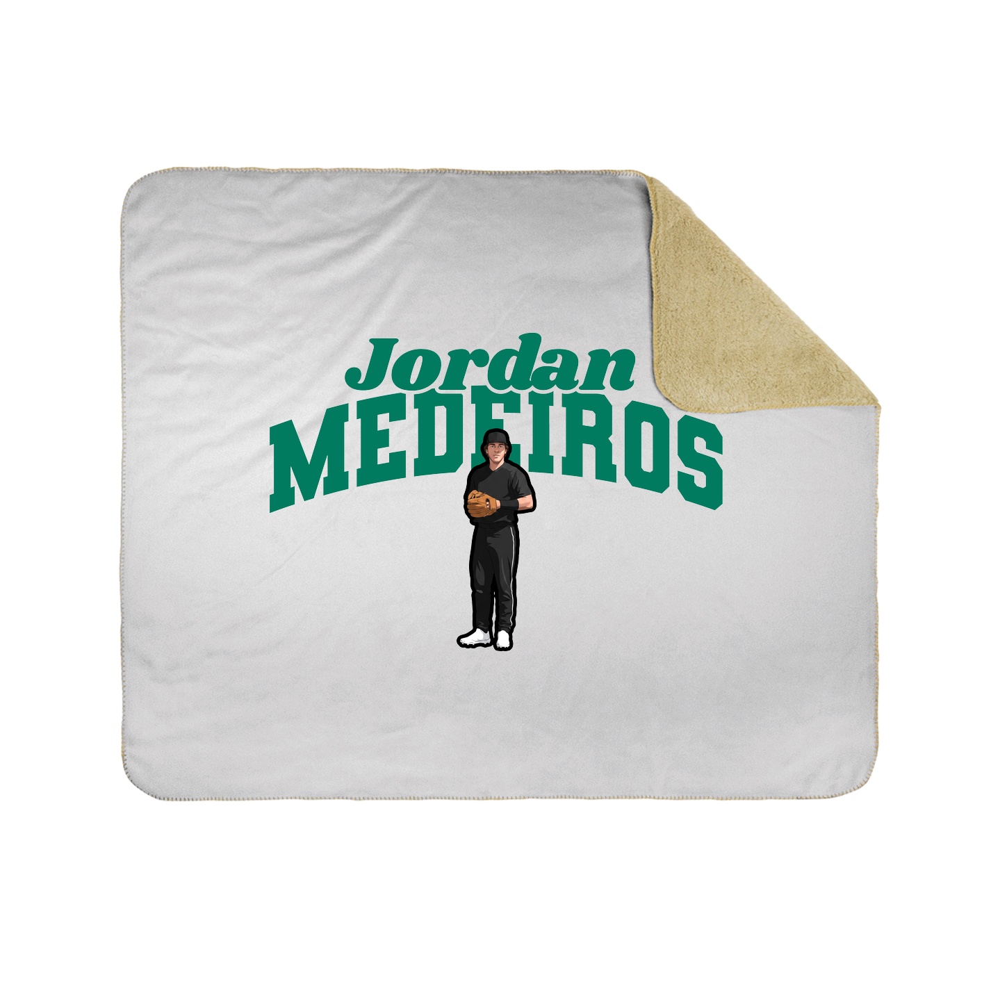 Throw Blanket — Signature Arch in White