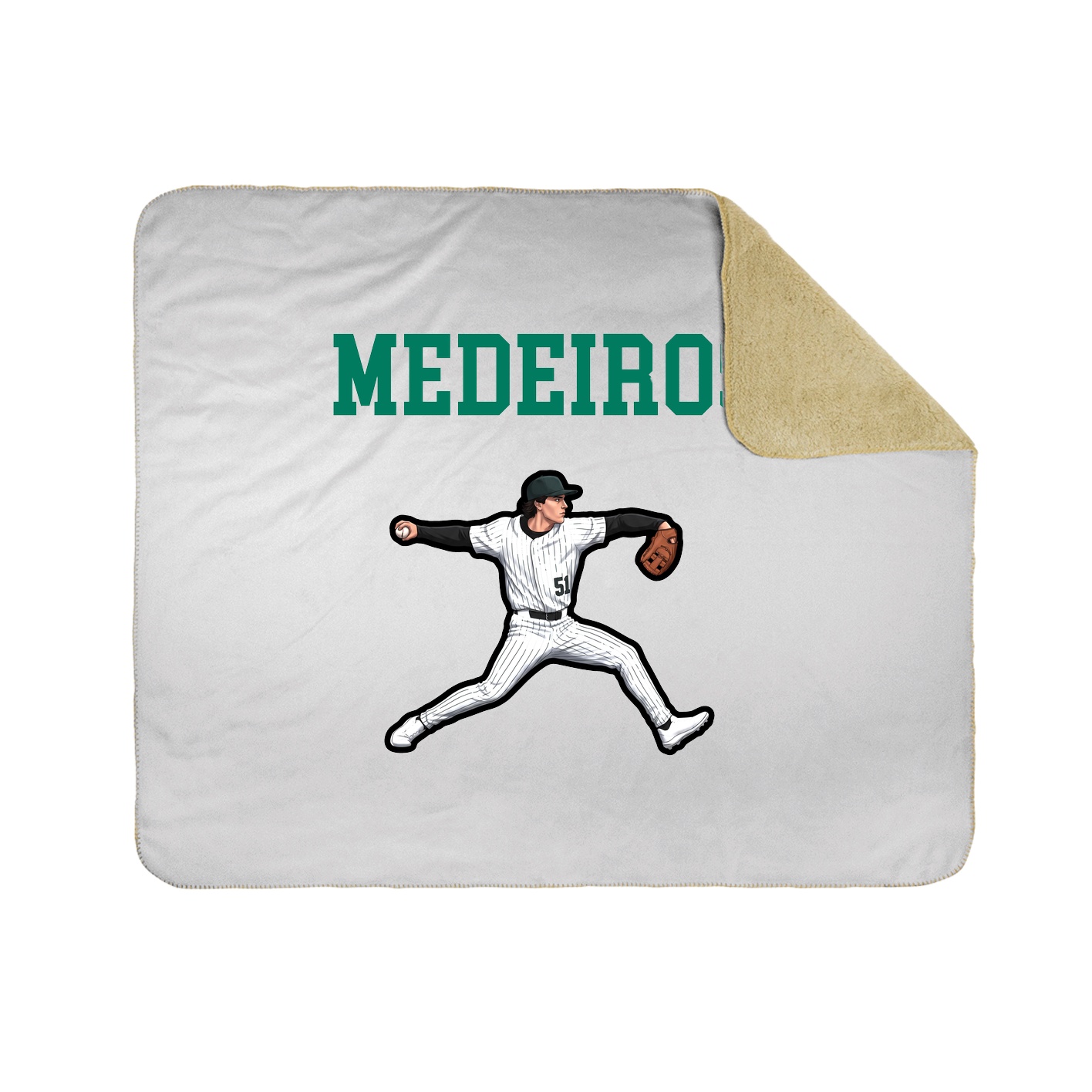 Throw Blanket — Shirsey in White