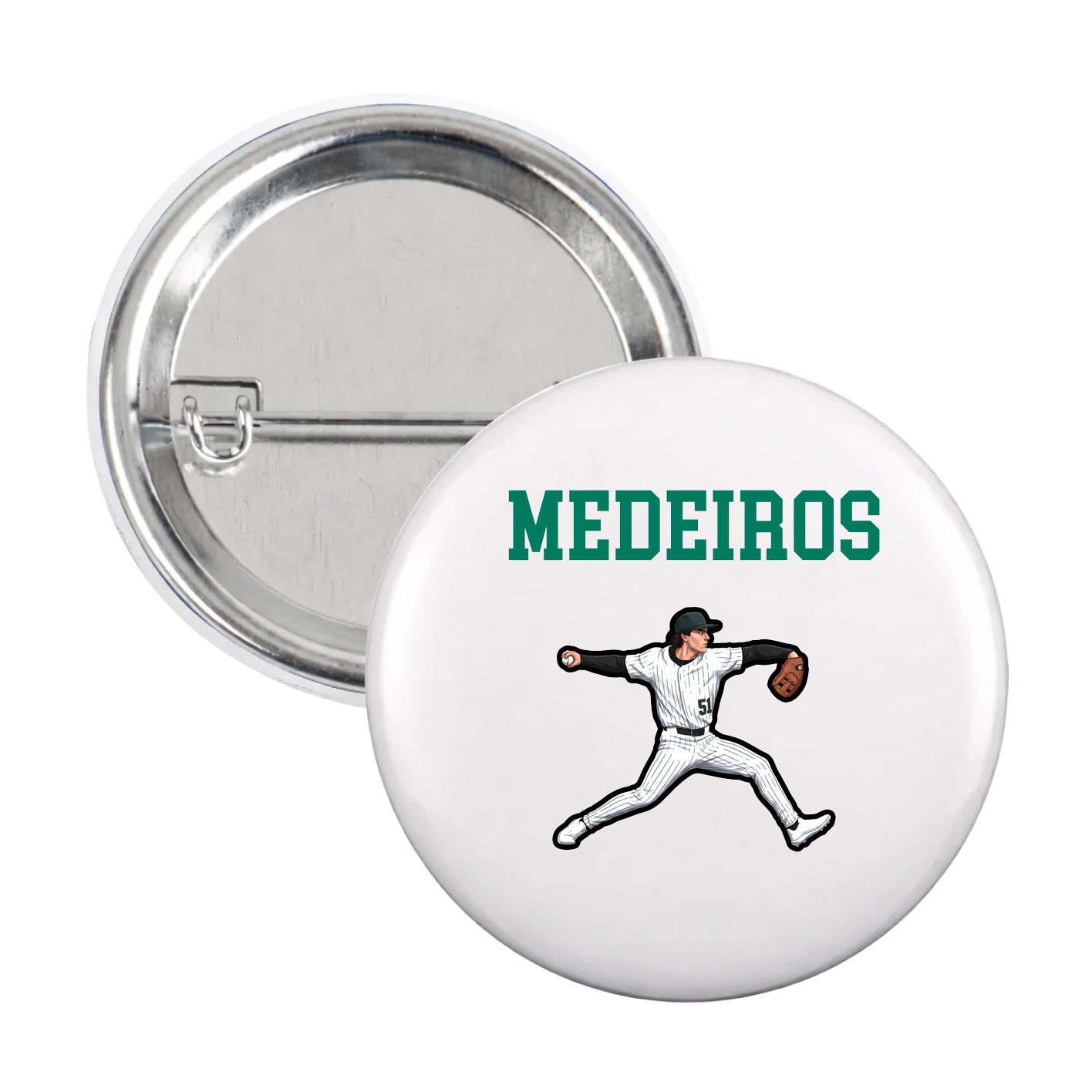 Game Day Button — Shirsey in White