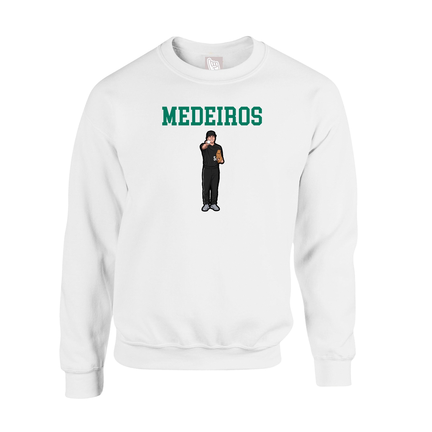 Fleece Crew — Shirsey in White