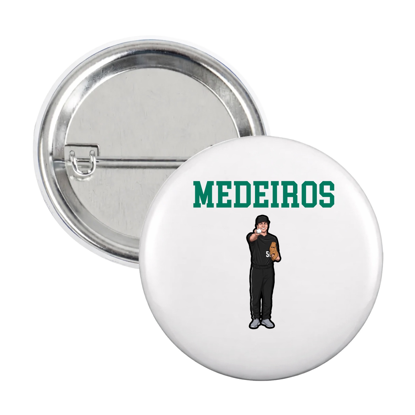 Game Day Button — Shirsey in White