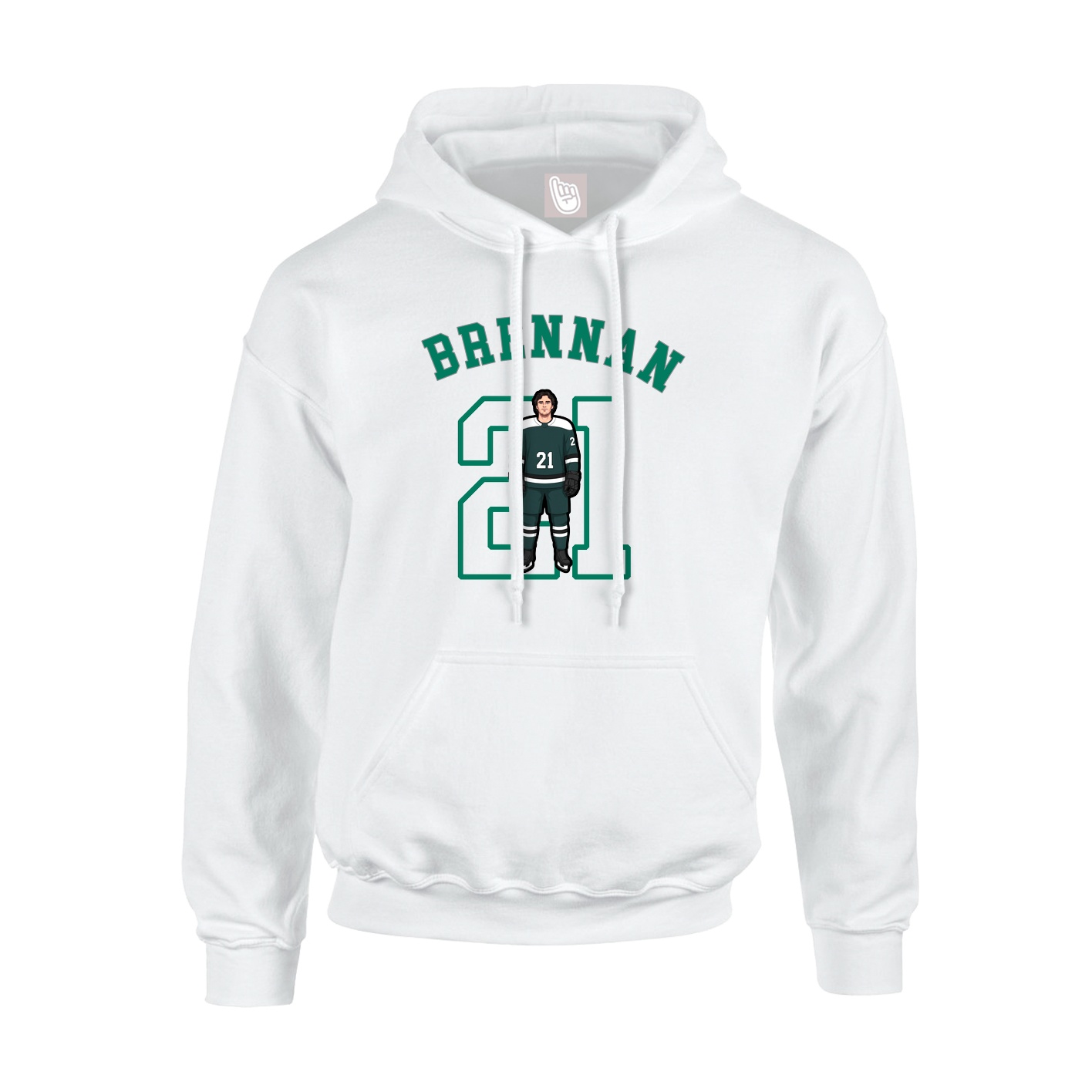 Youth Hoodie — Shirsey Arch in White