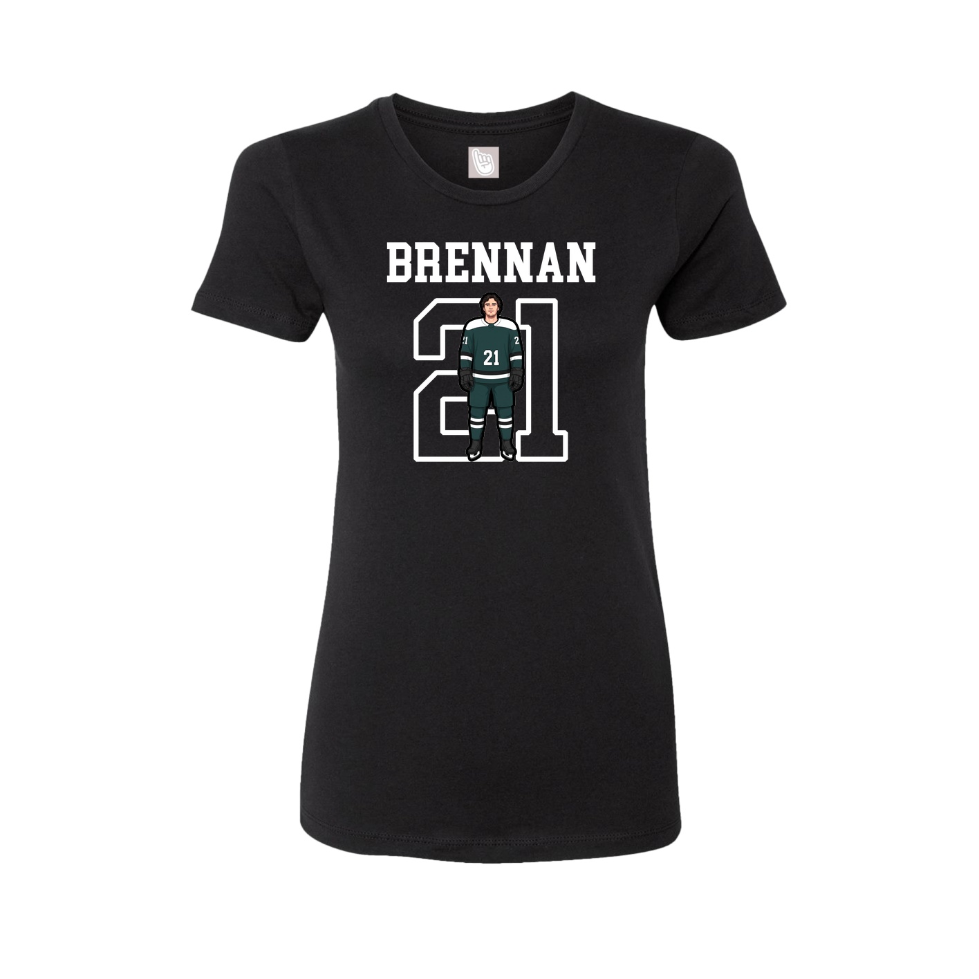 Fitted Women's Tee — Shirsey in Black