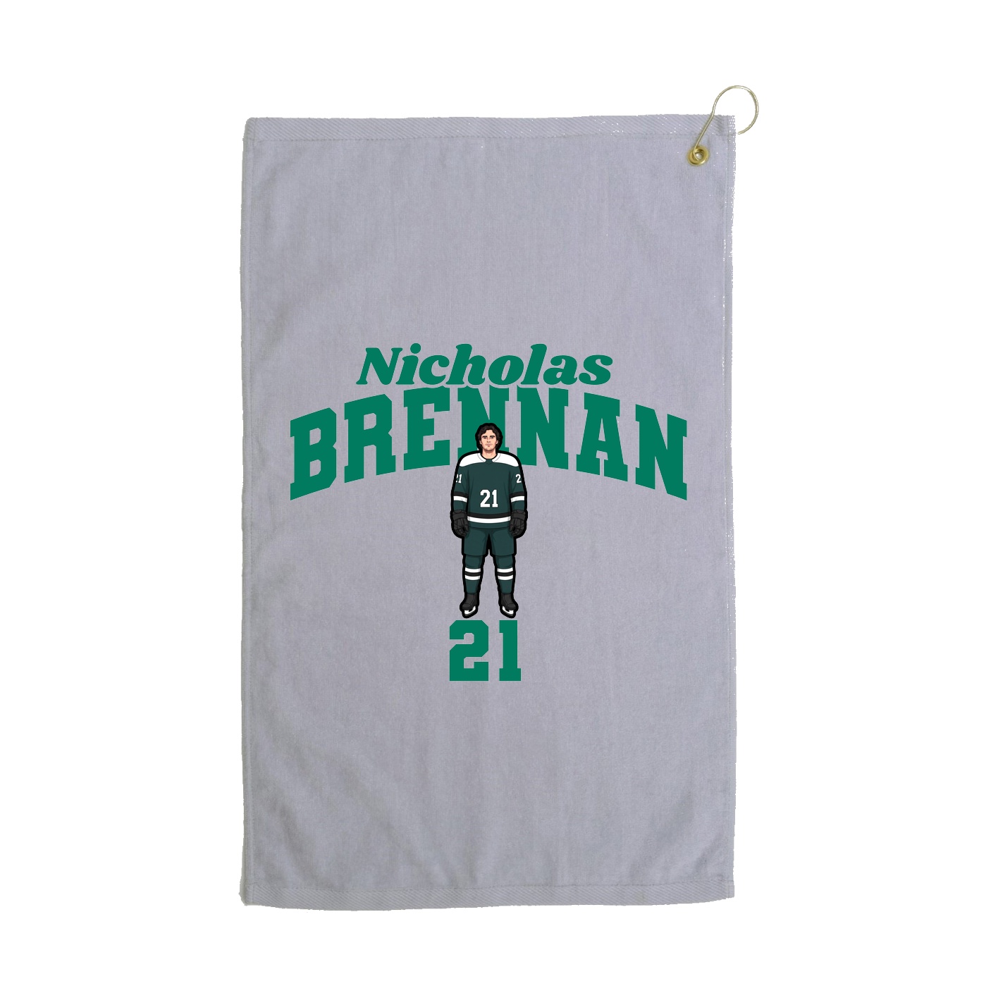 Golf Towel — Signature Arch in Grey