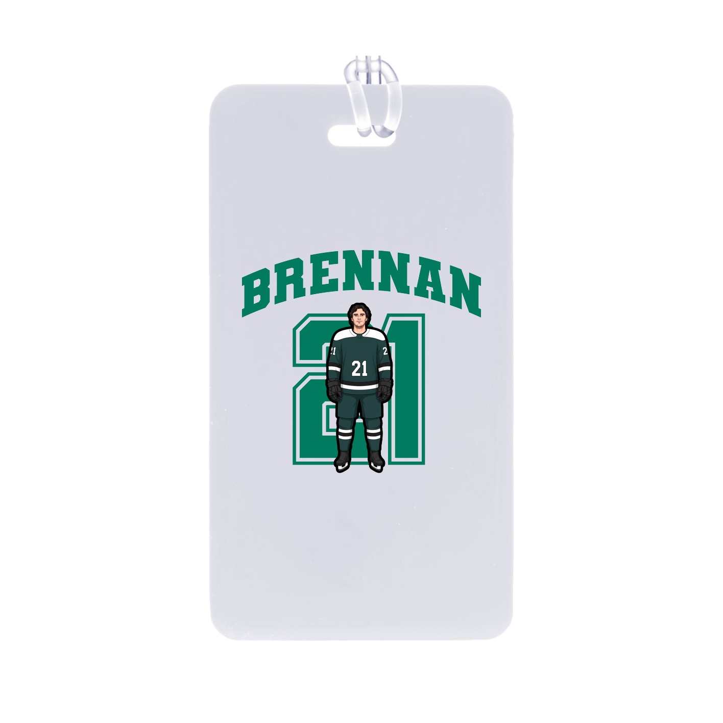 Bag Tag — Number in Classic