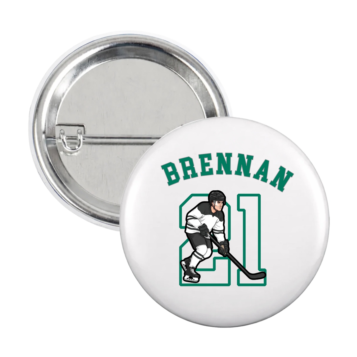 Game Day Button — Shirsey Arch in White