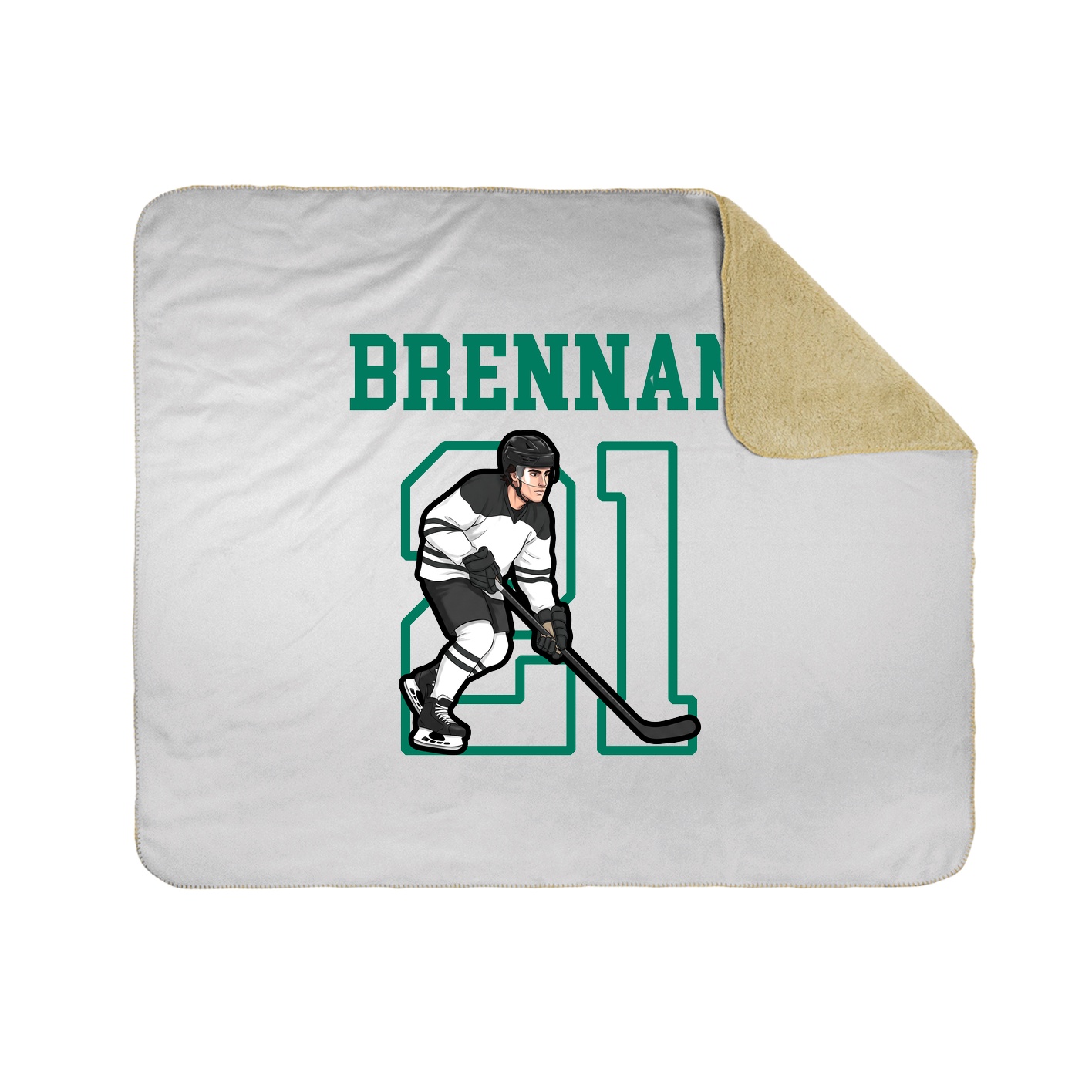 Throw Blanket — Shirsey in White