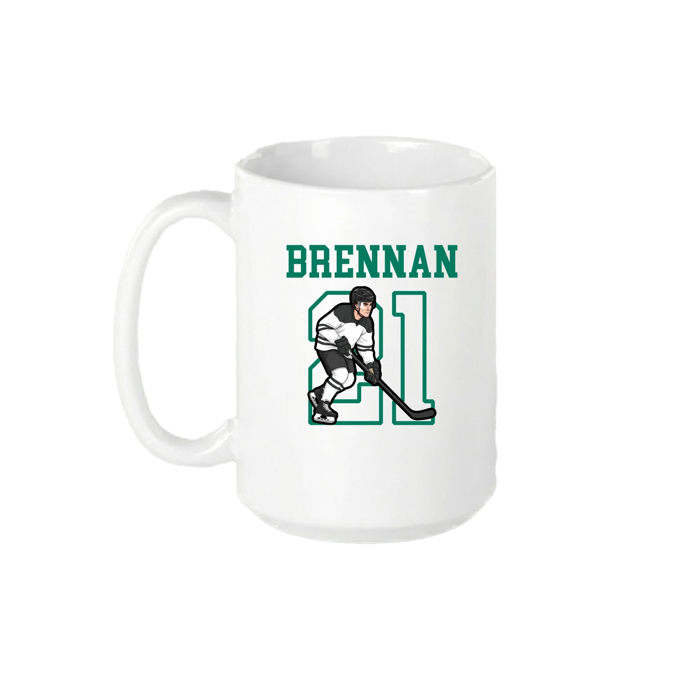 15oz Coffee Mug — Shirsey in White