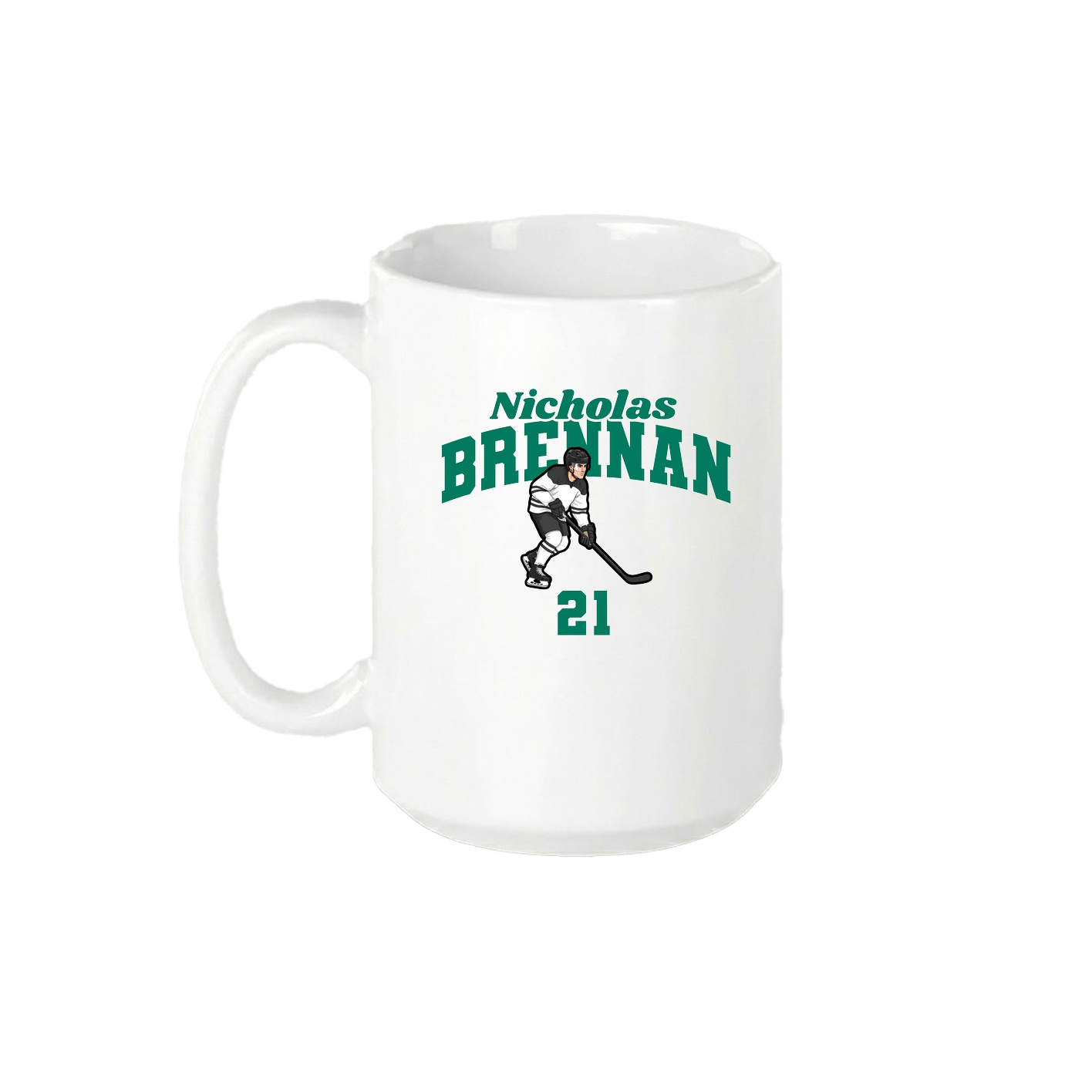 15oz Coffee Mug — Signature Arch in White