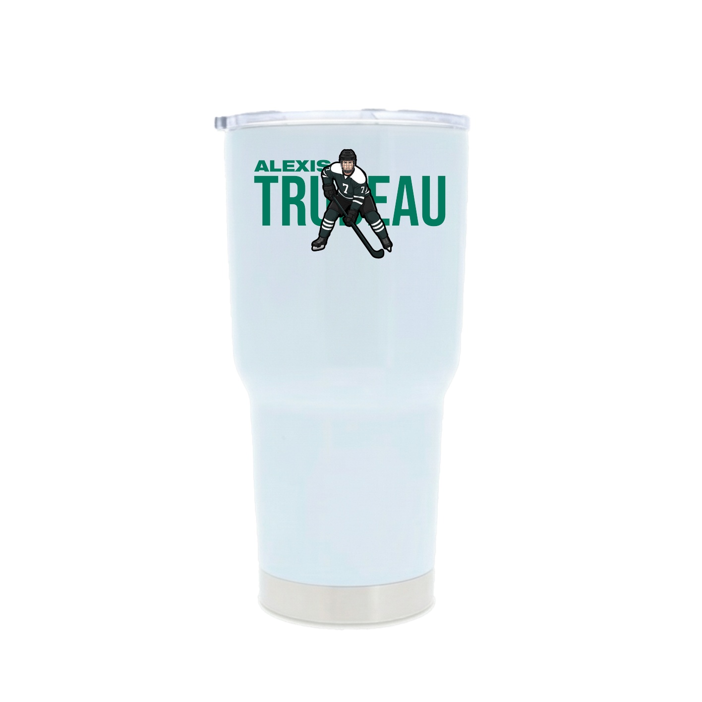 30oz Stainless Steel Tumbler — Player Name in White