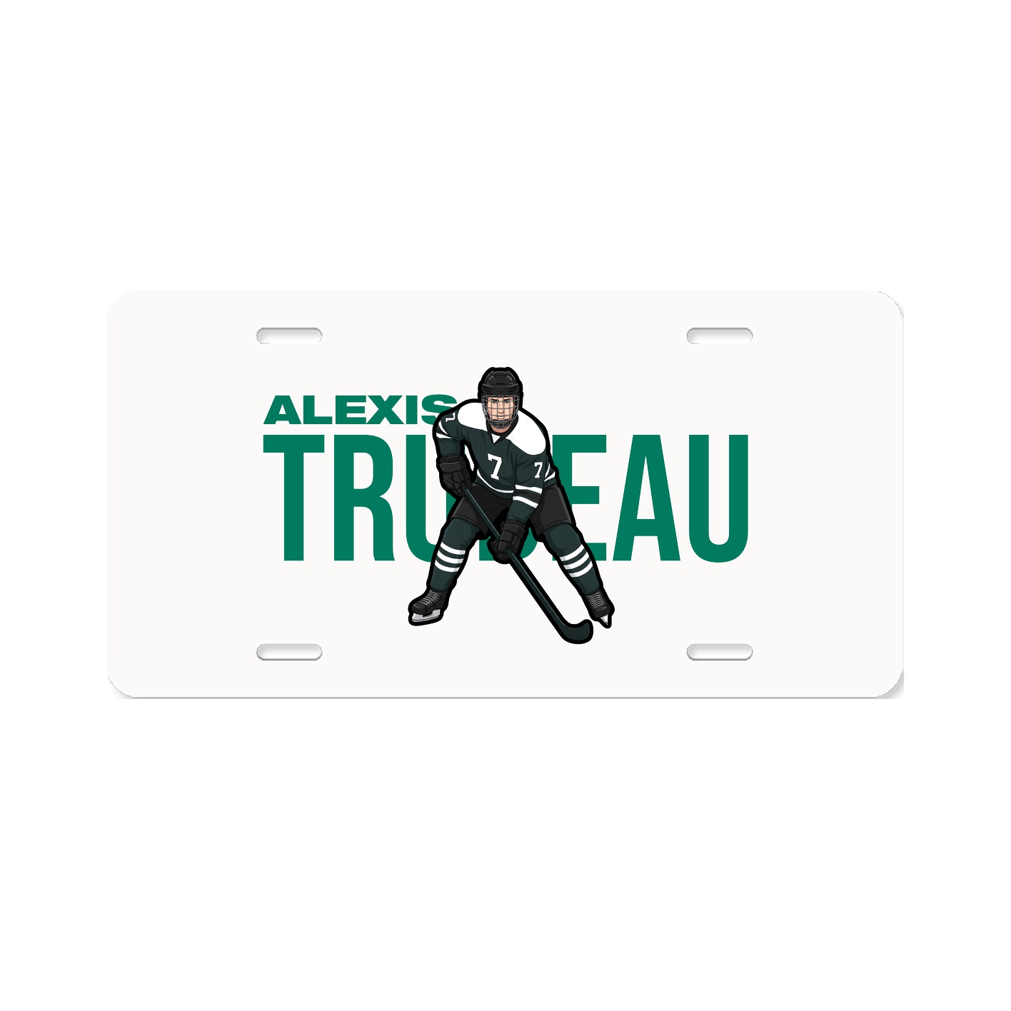 License Plate — Player Name in Classic