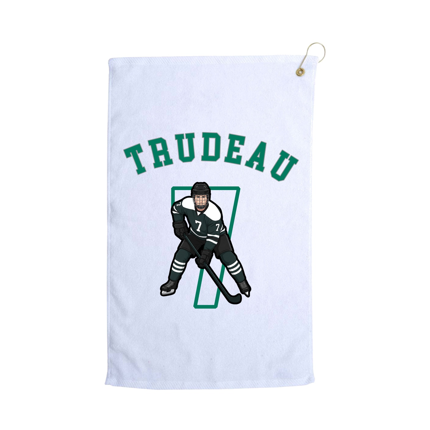 Golf Towel — Shirsey Arch in White
