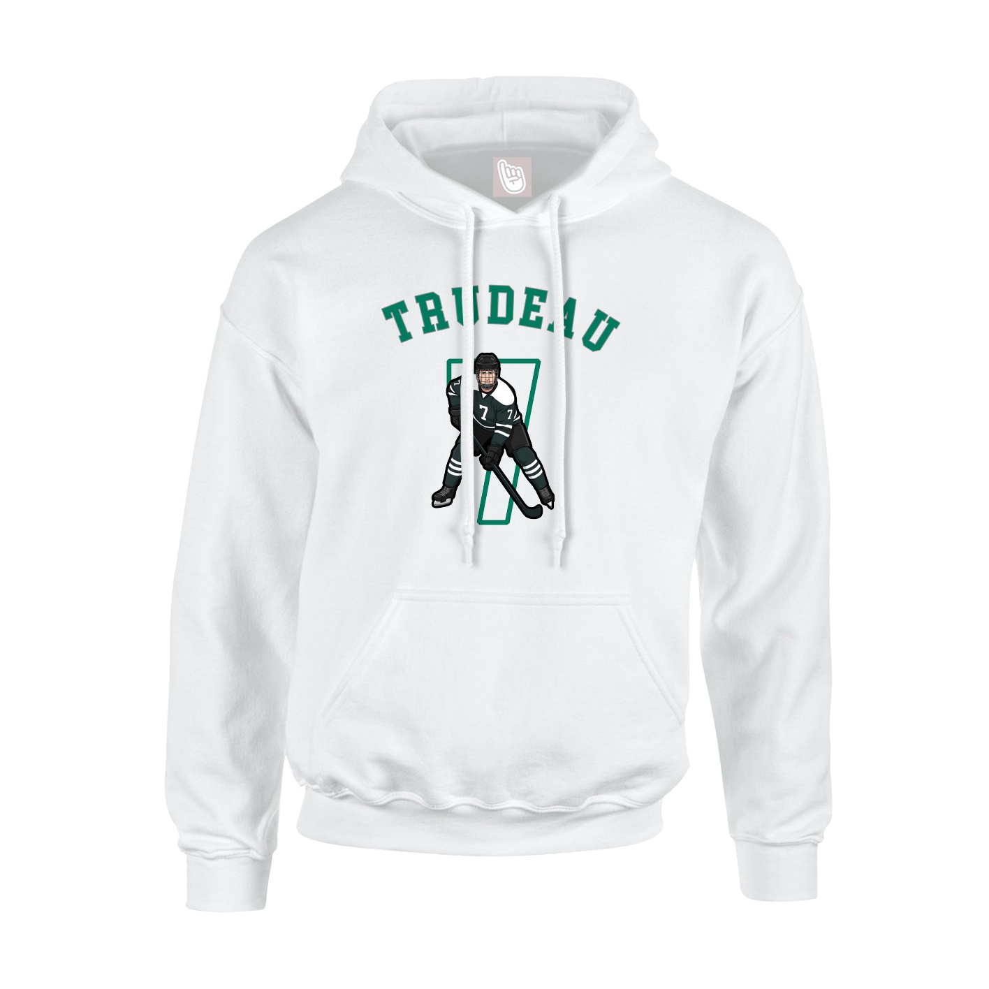 Youth Hoodie — Shirsey Arch in White