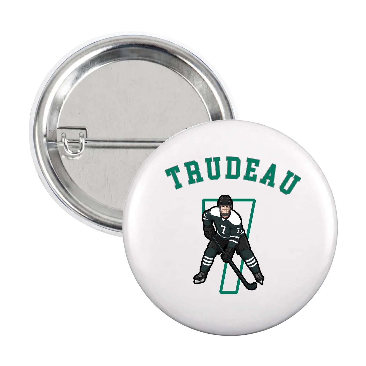 Game Day Button — Shirsey Arch in White