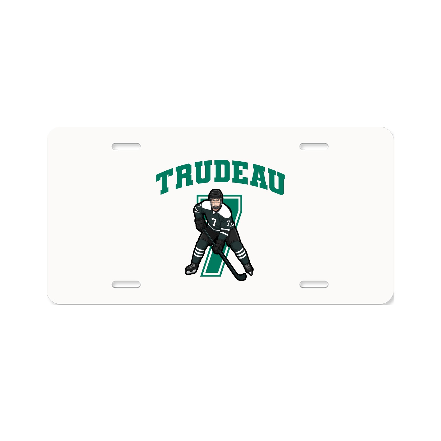 License Plate — Number in Classic