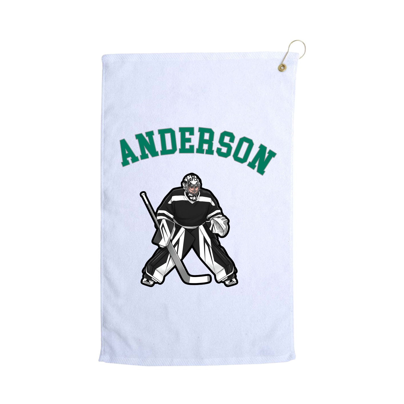 Golf Towel — Shirsey Arch in White