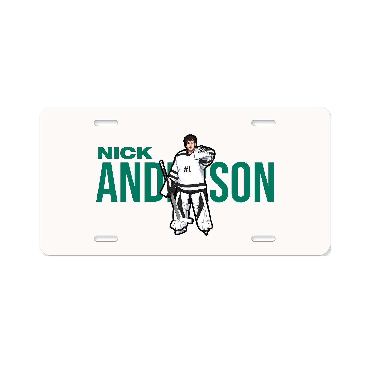 License Plate — Player Name in Classic