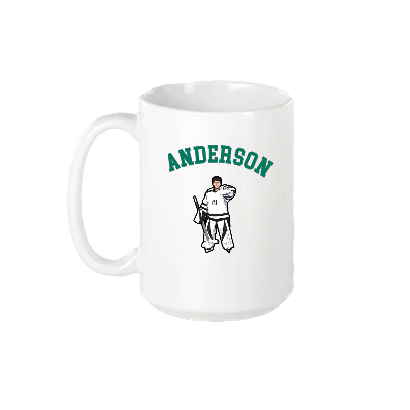 15oz Coffee Mug — Shirsey Arch in White