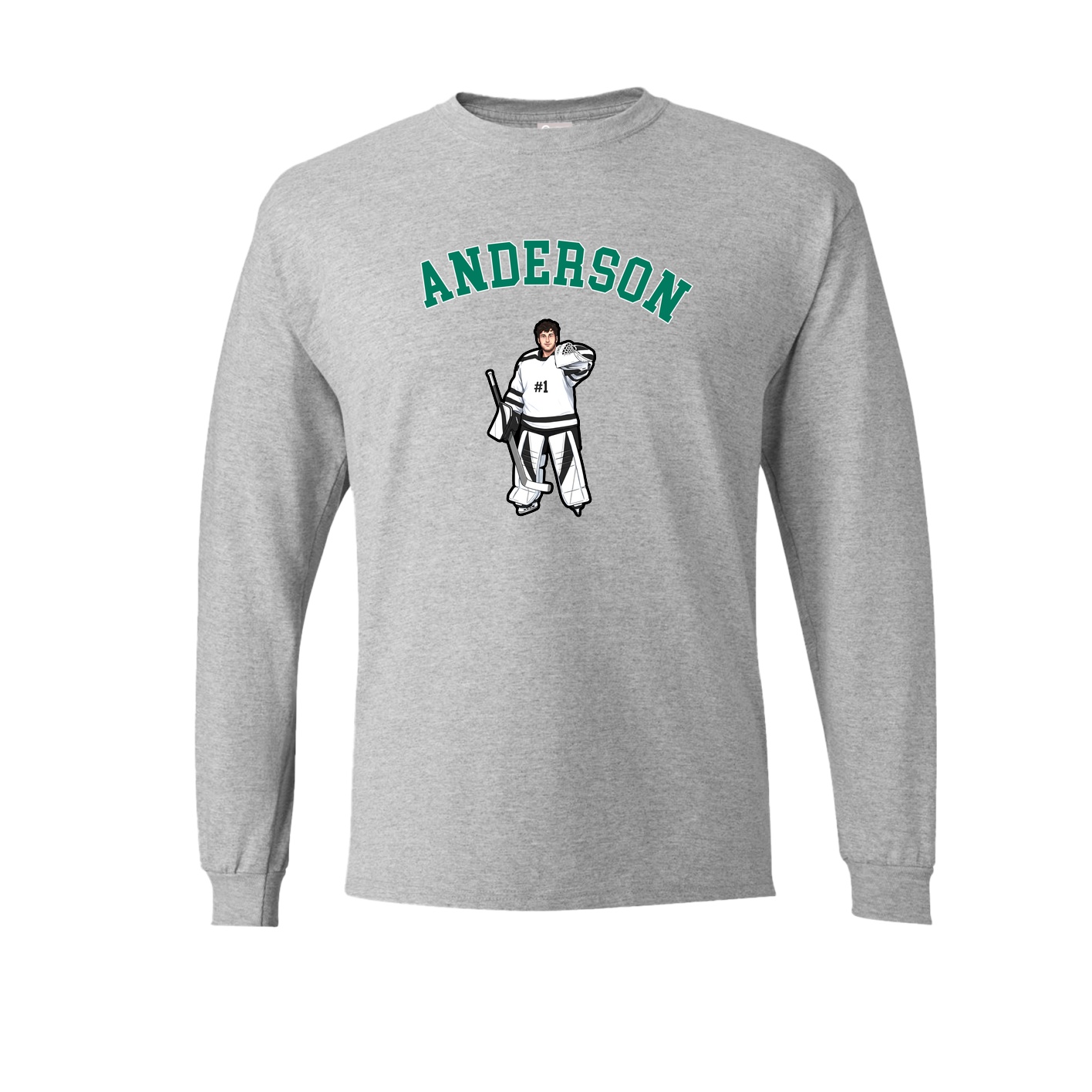 Long Sleeve Tee — Shirsey Arch in Grey