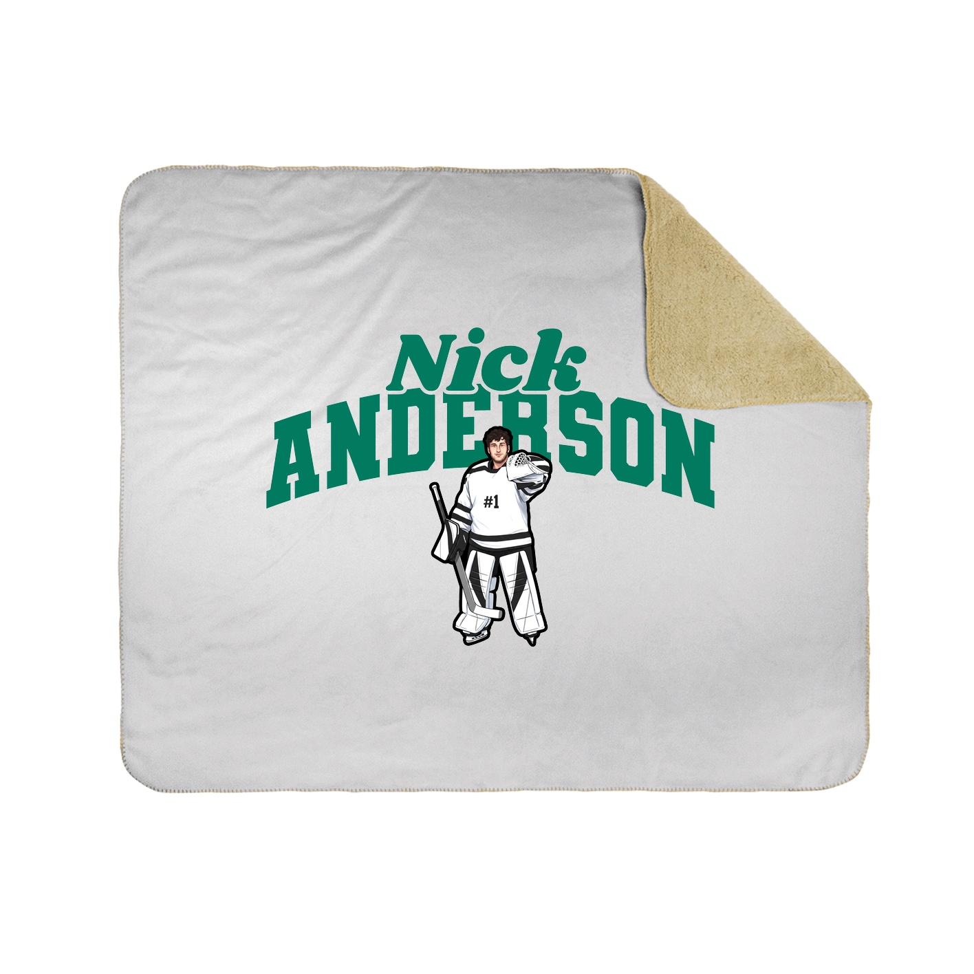 Throw Blanket — Signature Arch in White