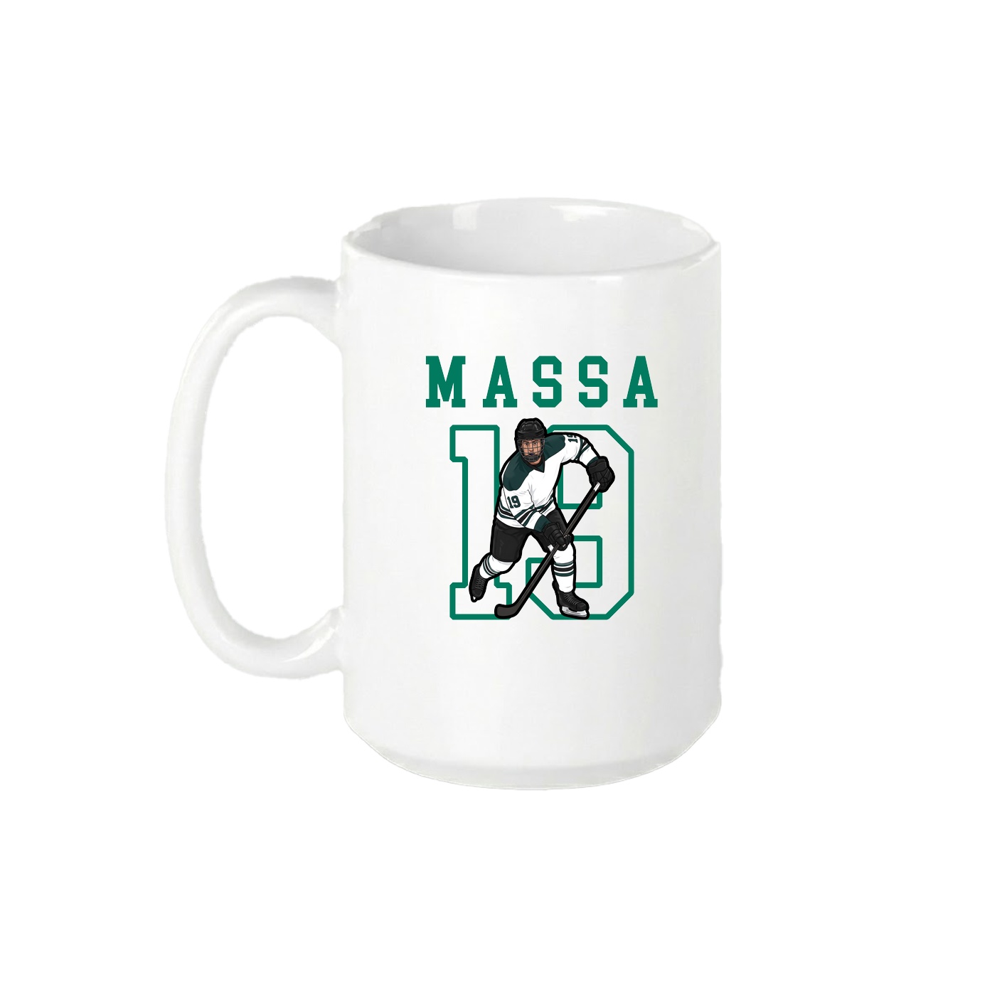 15oz Coffee Mug — Shirsey in White