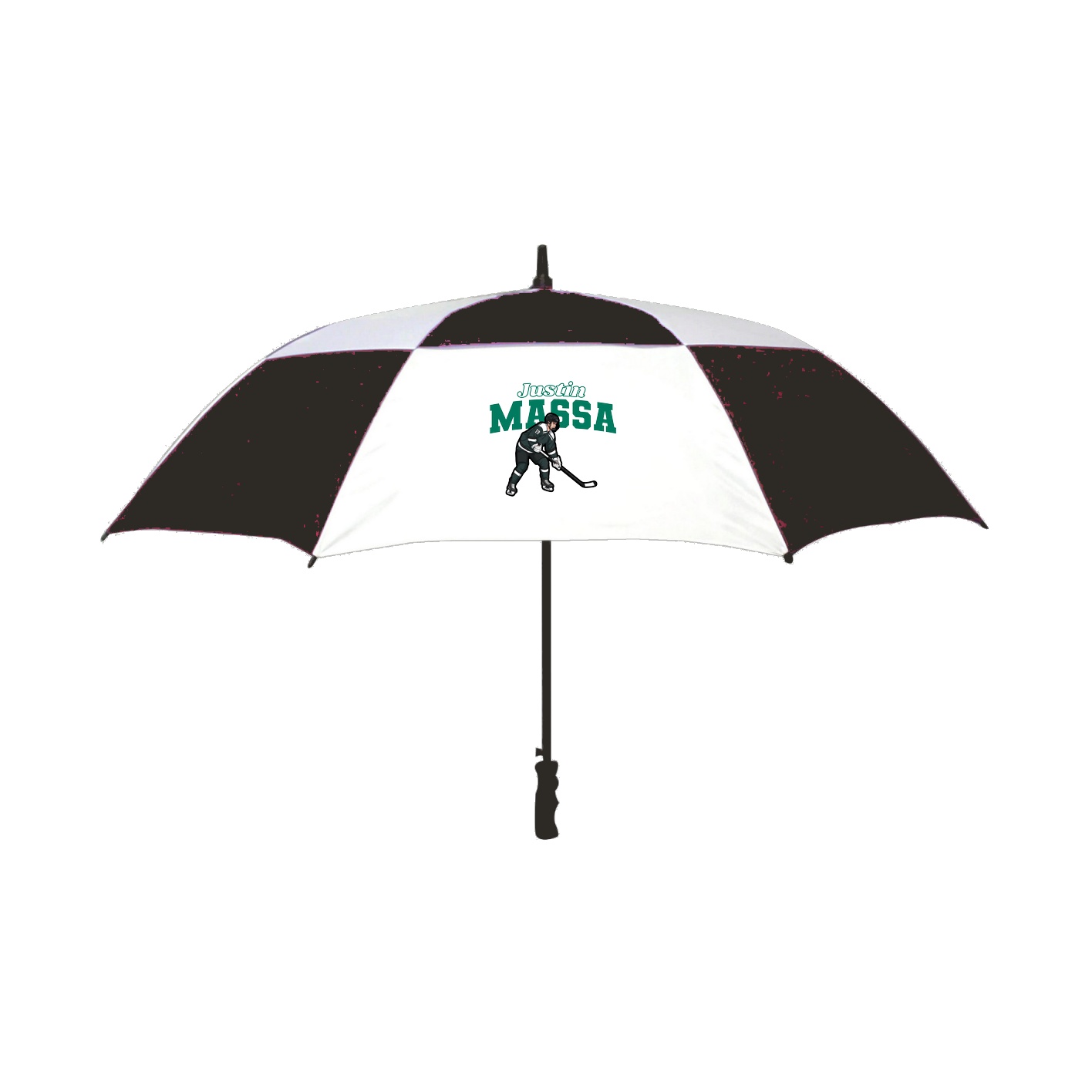 Golf Umbrella — Name Arch in Black