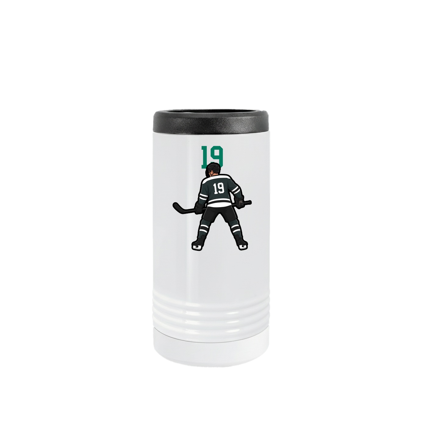 Slim Beverage Holder — Number Top in White