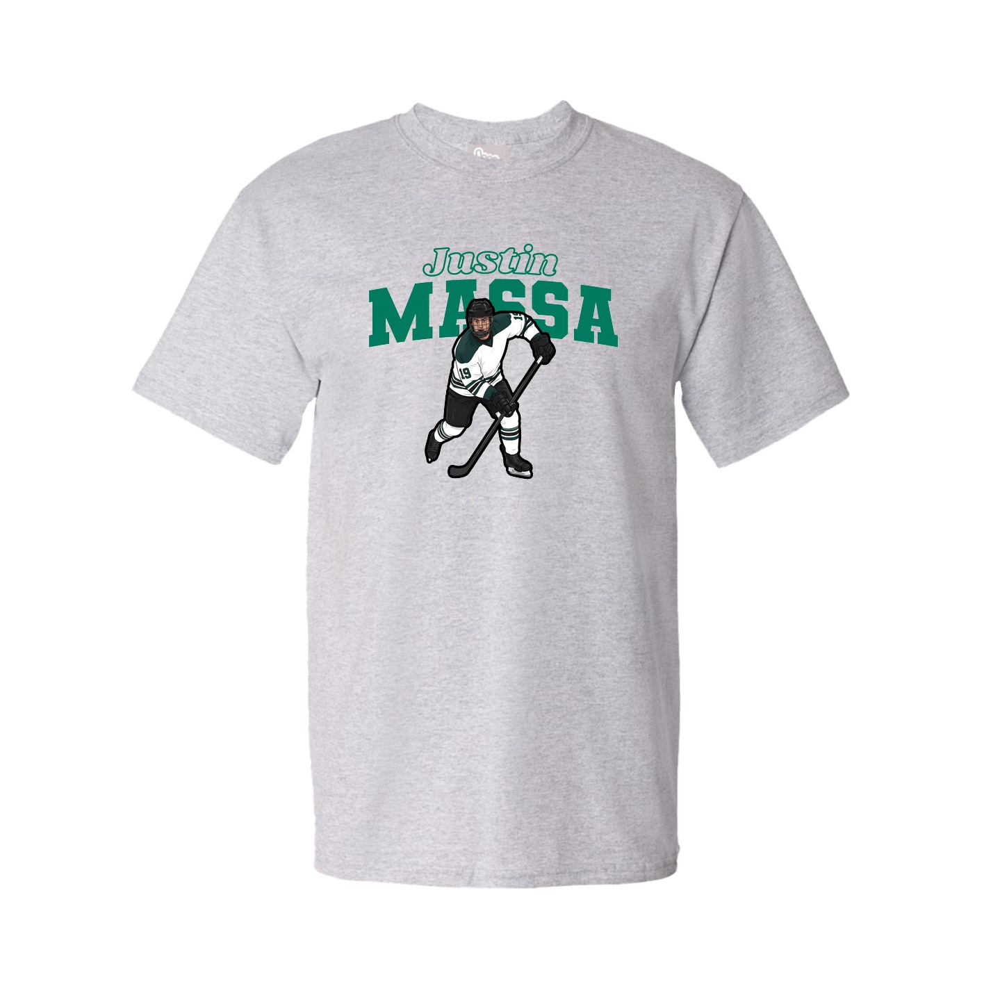 Youth Tee — Name Arch in Grey