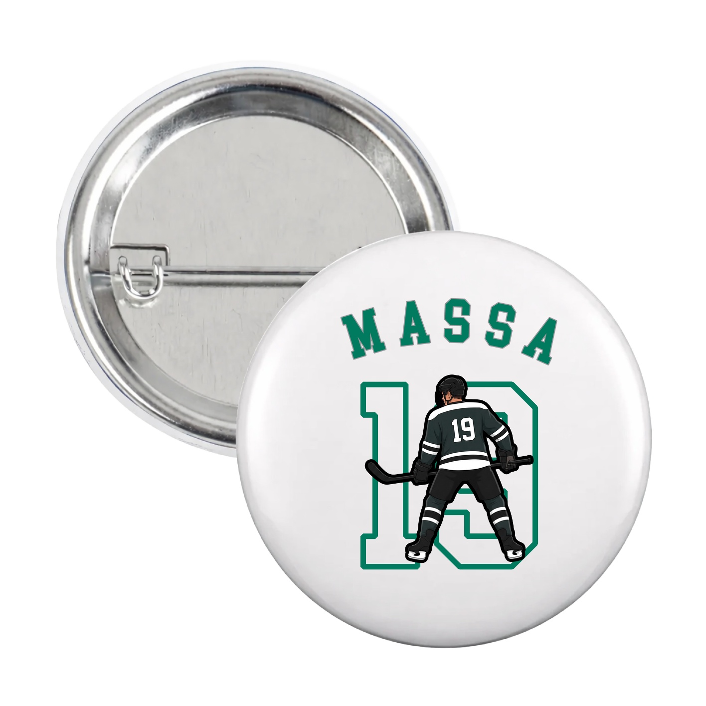 Game Day Button — Shirsey Arch in White