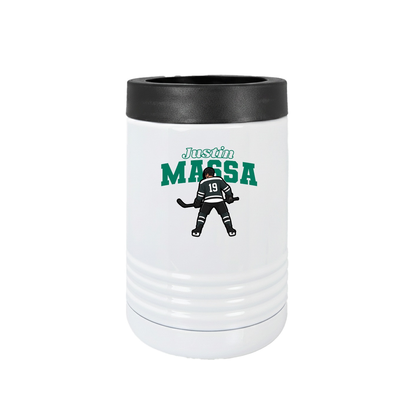 Beverage Holder — Name Arch in White