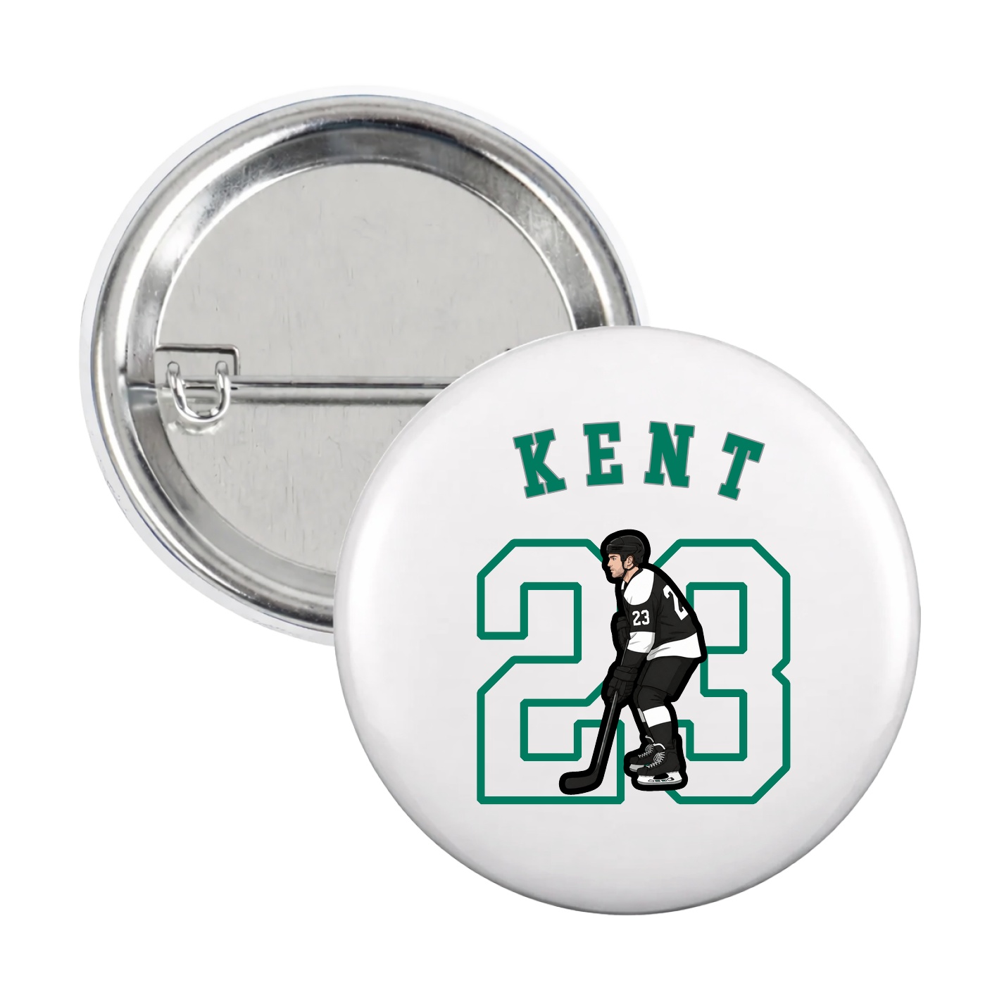 Game Day Button — Shirsey Arch in White