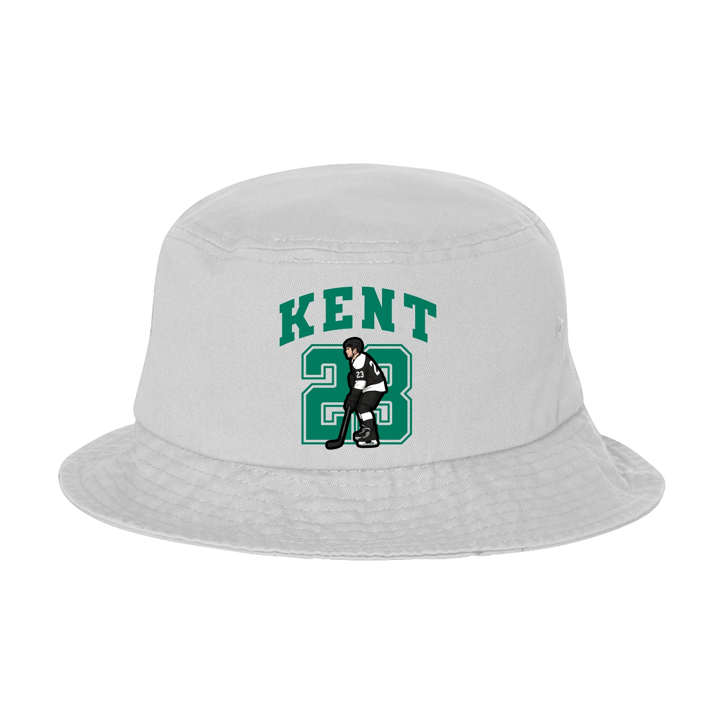 Bucket Cap — Number in White